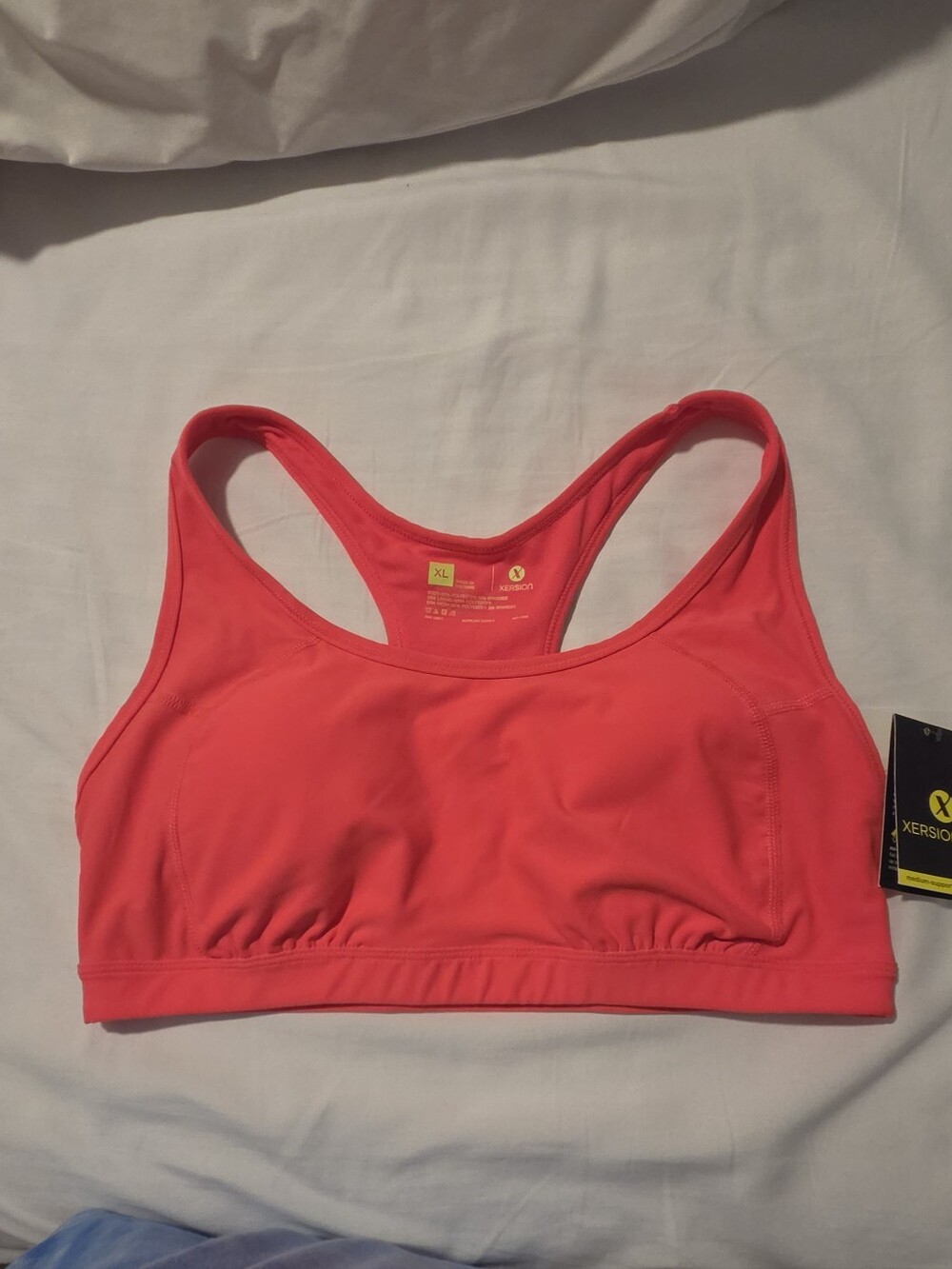 Xersion Women’s Coral Sports Bra - Medium Support